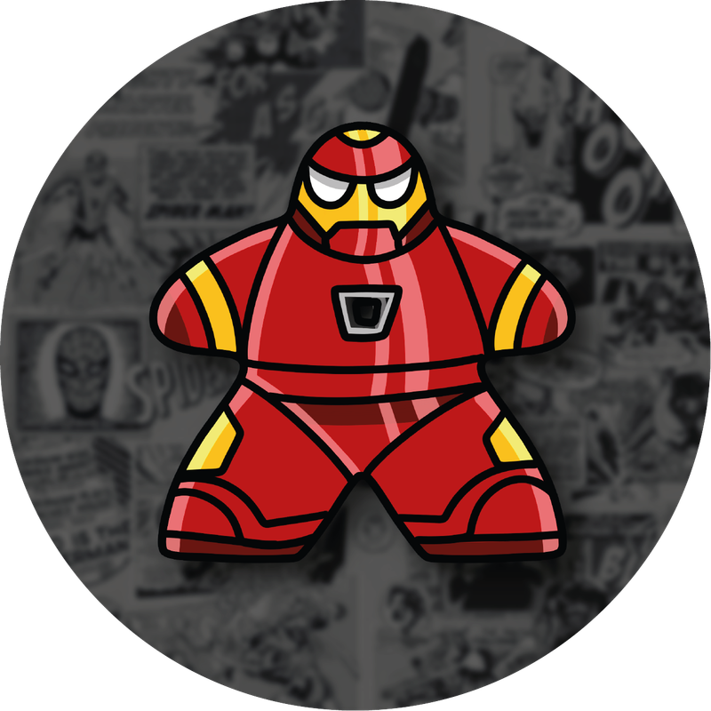 Sous Bock Meeple – Super-Héros & Super-Vilains Sous Bock Meeple – Super-Héros & Super-Vilains