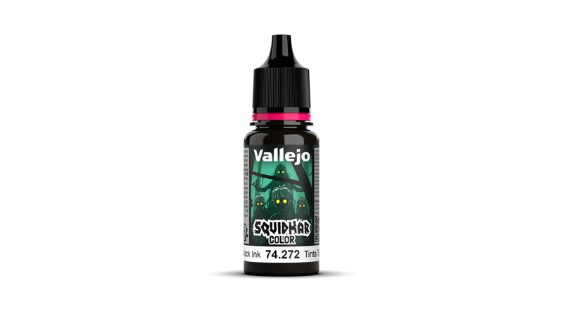 72 - Pitch Black Ink 18 ml - Squidmar Color - 74272