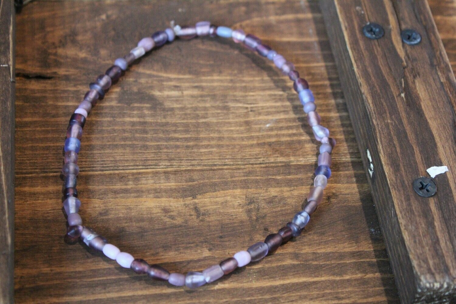 Purple Glass Choker