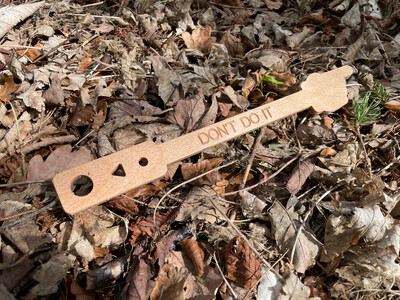 Bushscout.UK Don’t Do It stick