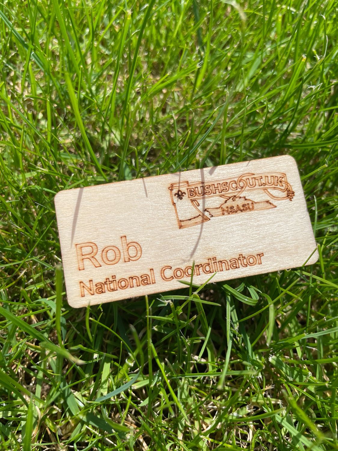 Bushscout Name badge