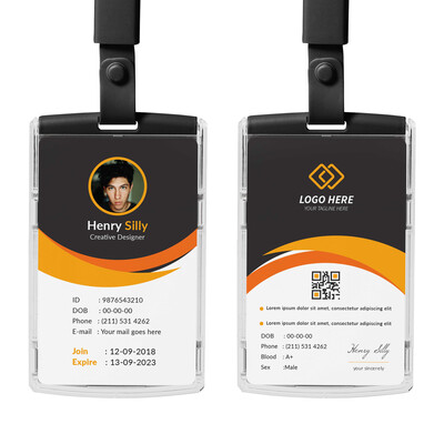 Premium ID card with personalized printing Premium ID card with personalized printing