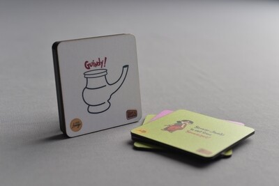 Coasters - Acrylic personalized material Coasters - Acrylic personalized material