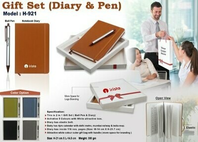 Diary & pen-Gift set