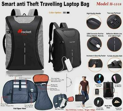 Smart Anti Theft Traveling Laptop Bag