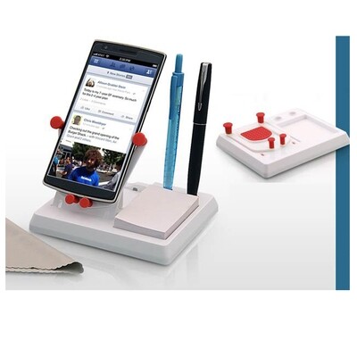 GRIPPO ADJUSTABLE MOBILE HOLDER (with Penstand and Notepad)