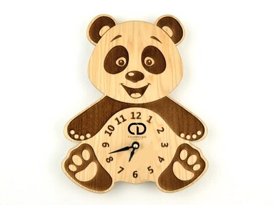 Bear wall mount clock