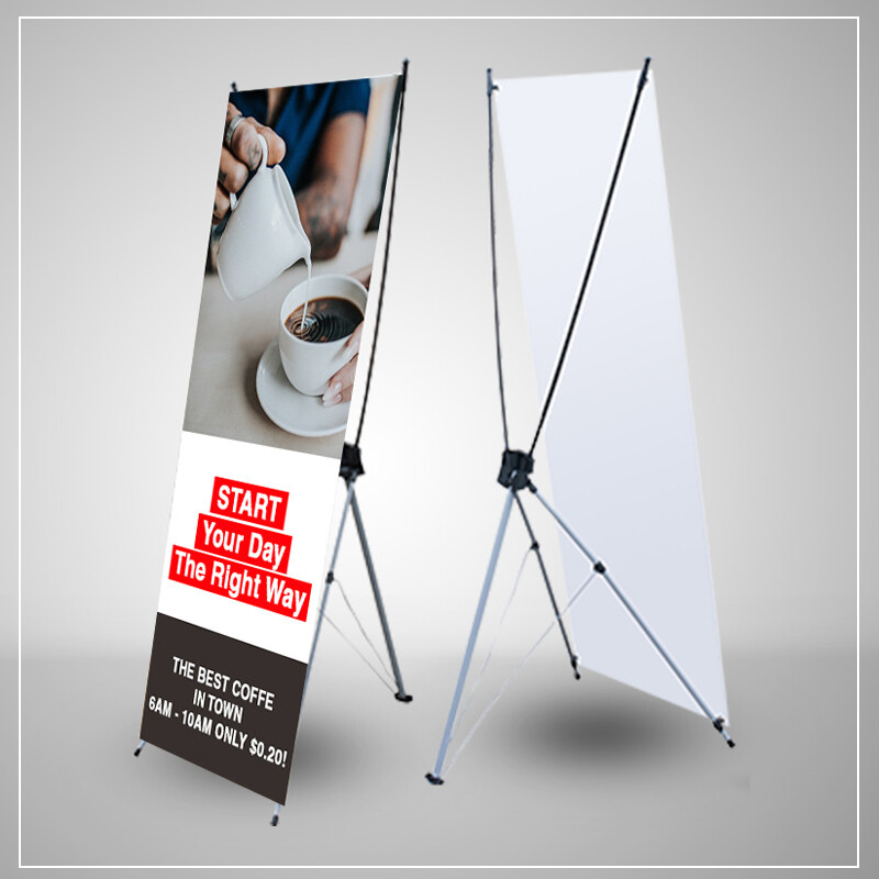 X Banner Stand 2x5 / 2.5x5 / 2.5 x 5.75 ft