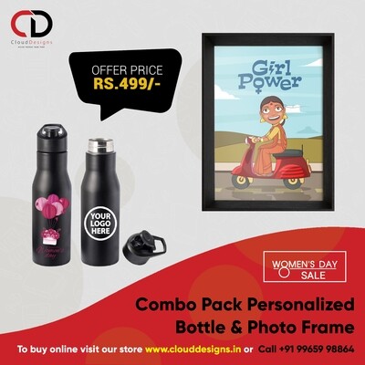 Photo Frame with Water Bottler