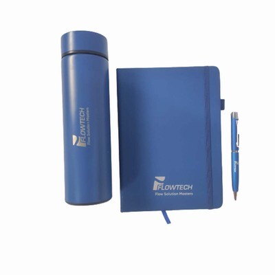 Flask, Pen and Dairy 3 in 1 Combo Set