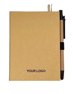 Eco Sticky Note pad with pen