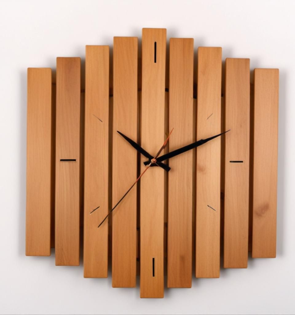 Creative Wooden Clock