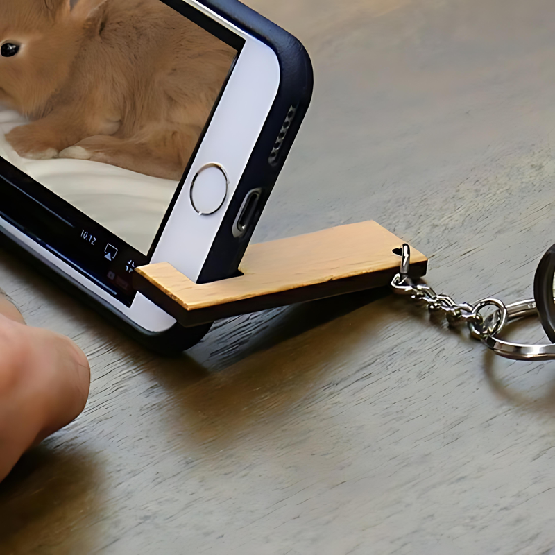 Multipurpose Wooden Keychains