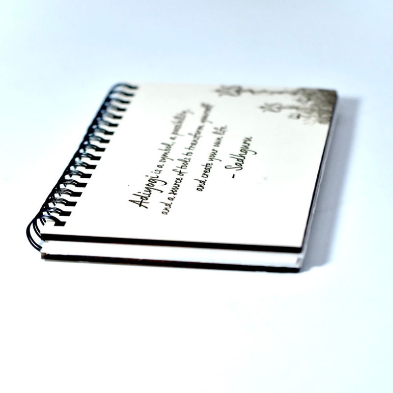 Wooden Engraving Notebook