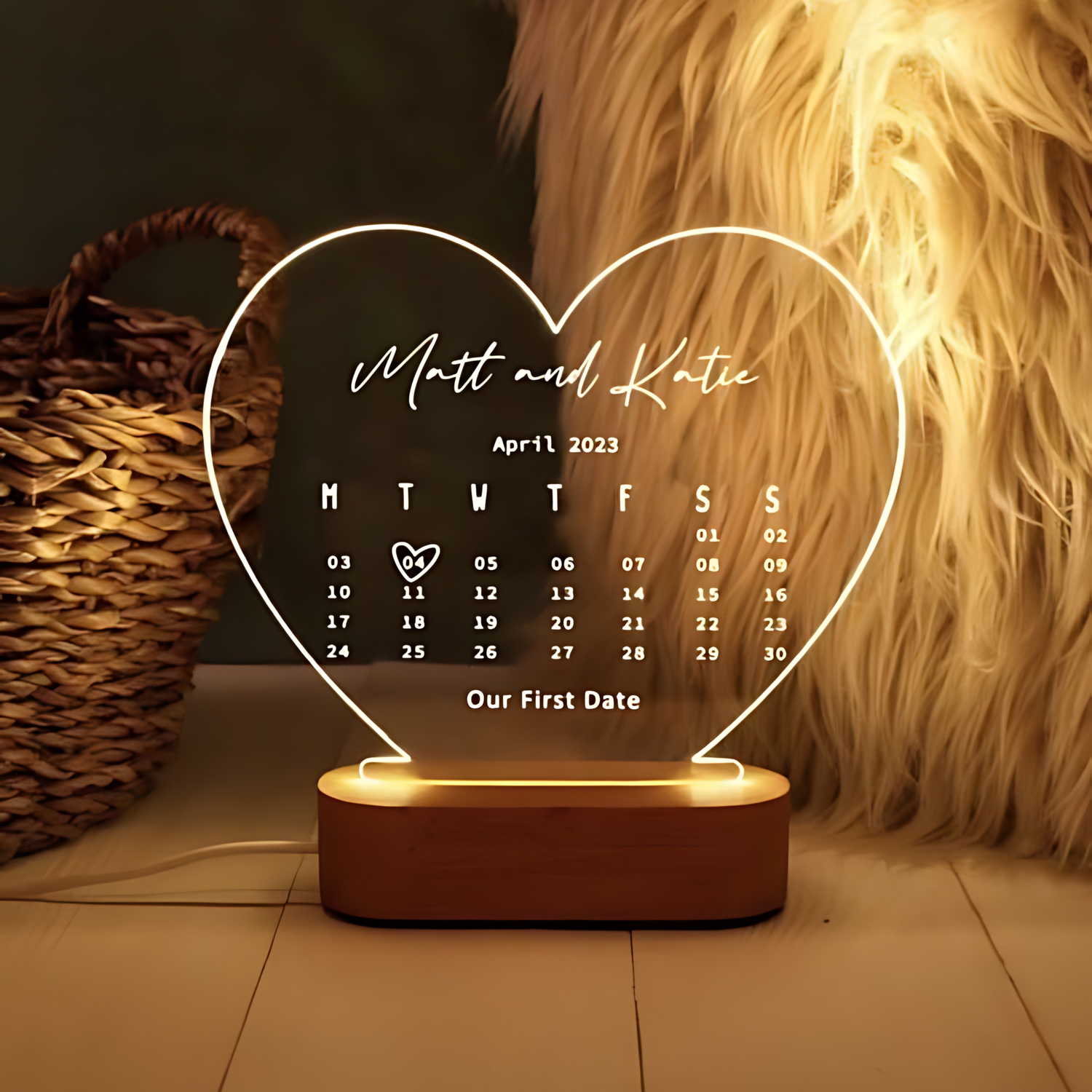 Acrylic Light Photo Frame