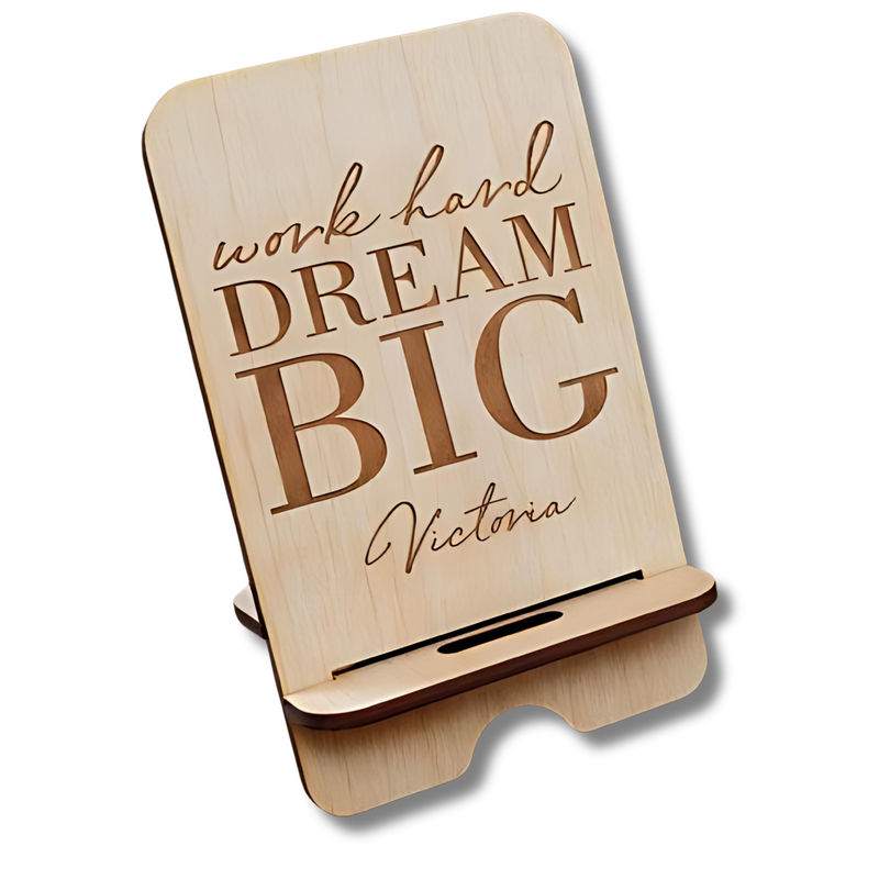 Wooden Phone Stand