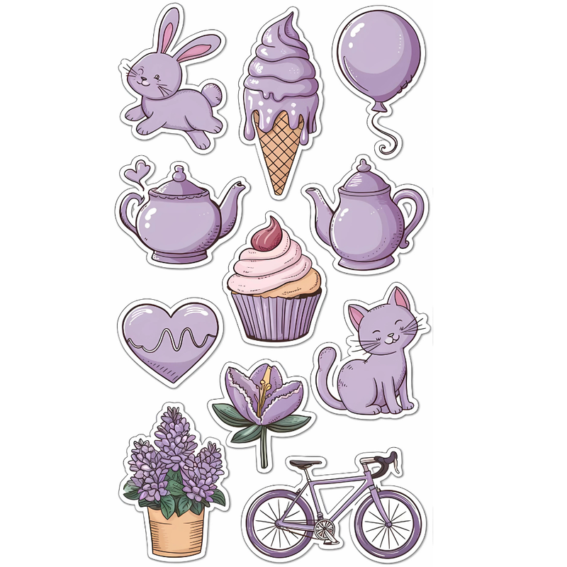 Color Themed UV Stickers