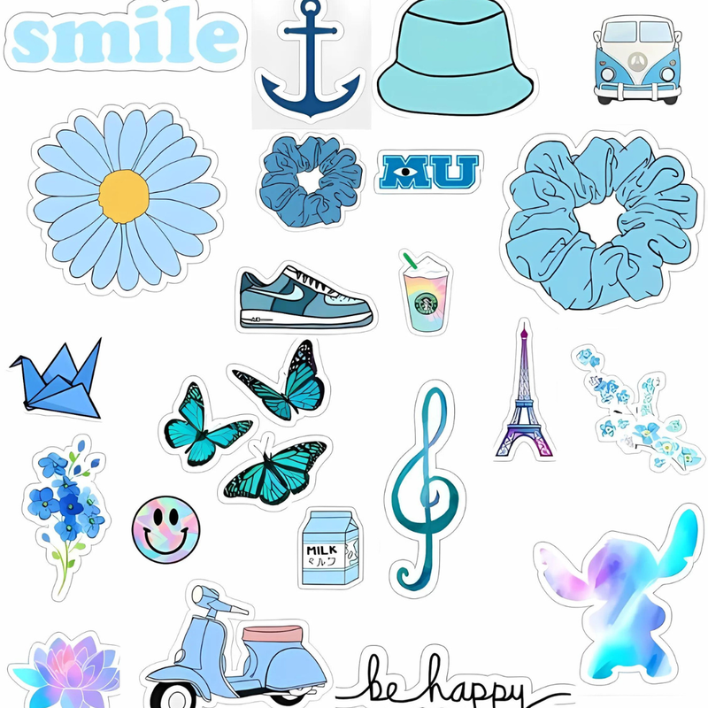 Color Themed UV Stickers