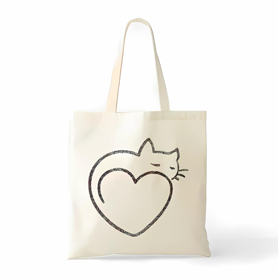 Kitty Themed Cotton Bags