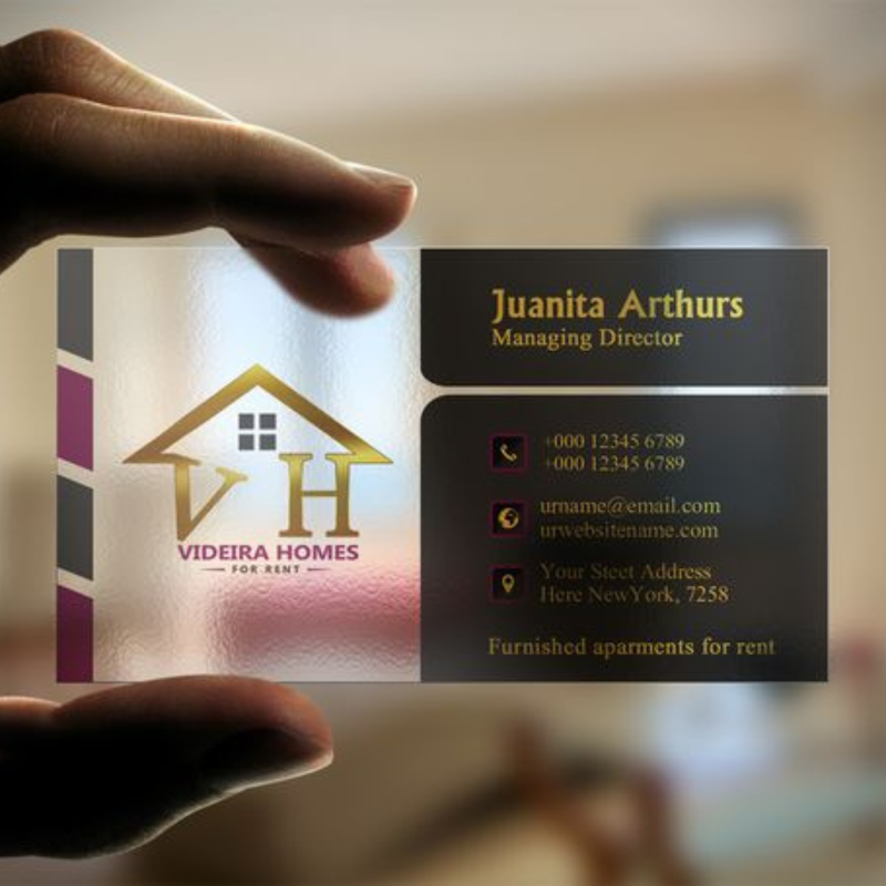 Translucent Business Cards