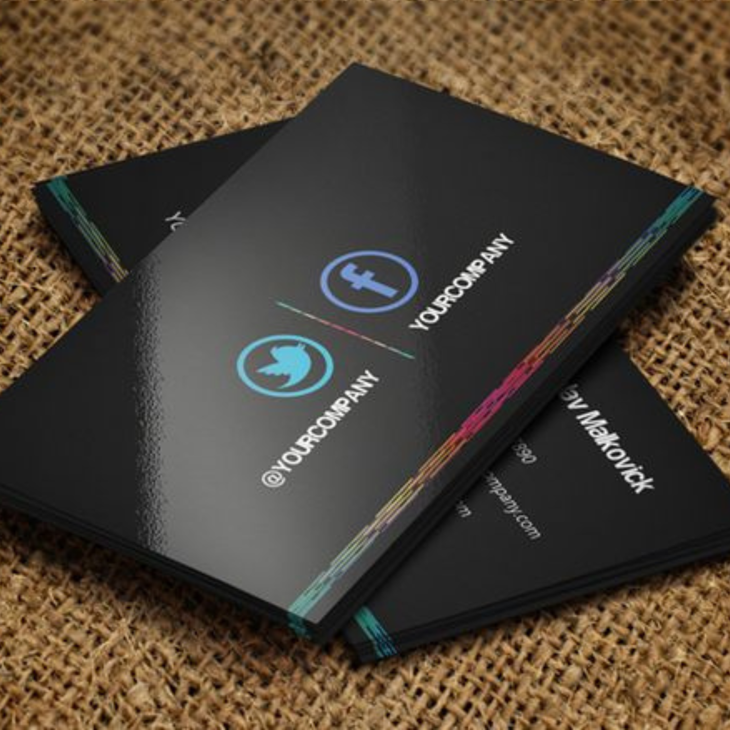 Premium Laminated Business Cards