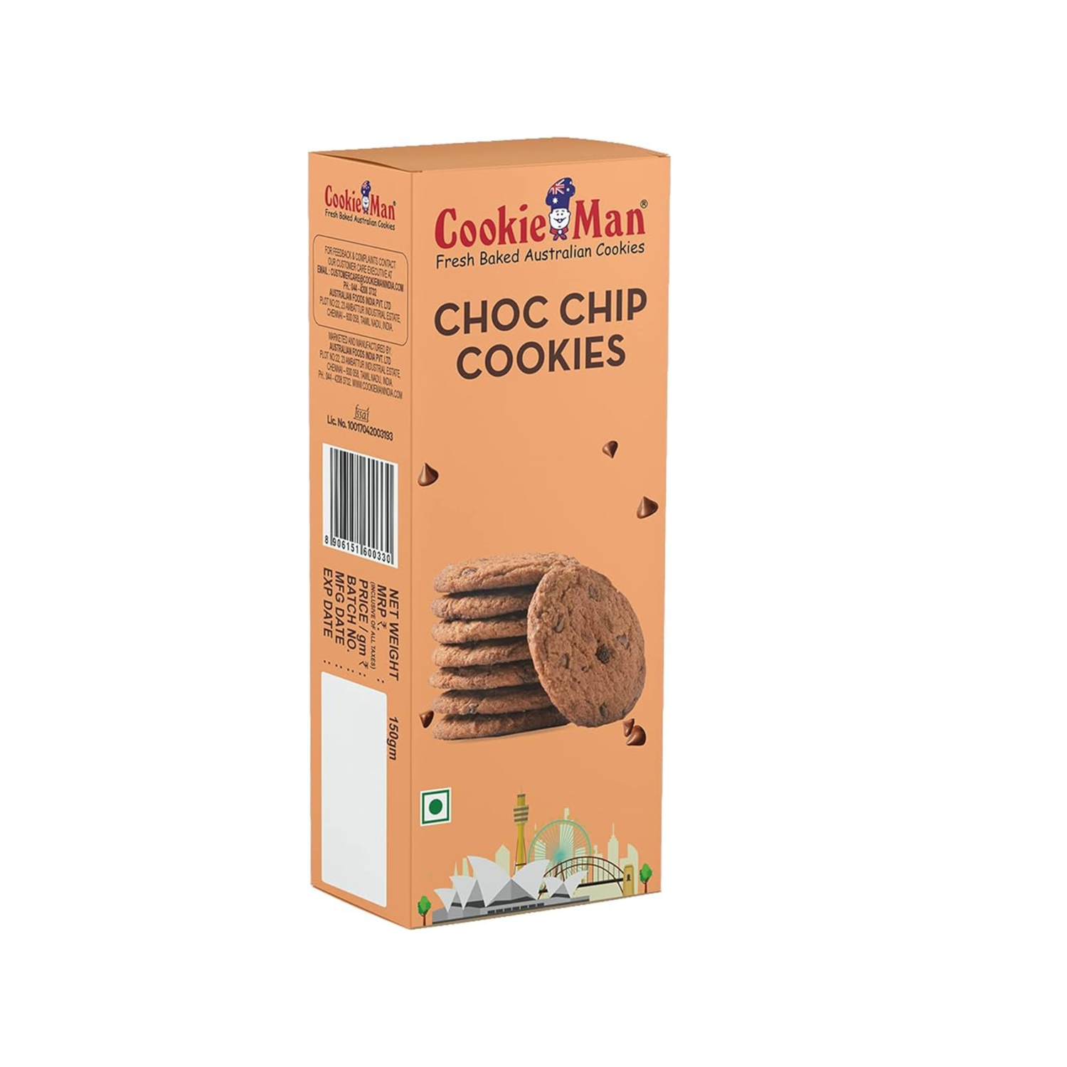 CookiemMan Choco Chip Cookies