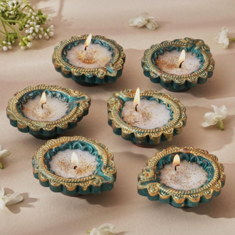 Terracotta Diya Candles