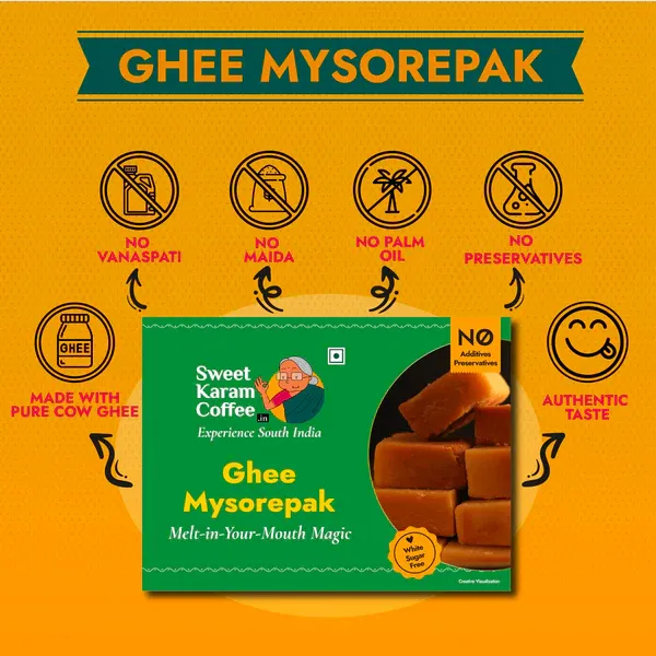 Ghee Mysorepak (Soft)