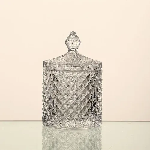 Crystal Glass Jar