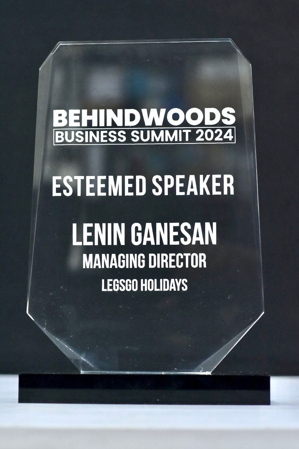 Behindwoods Crystal Award