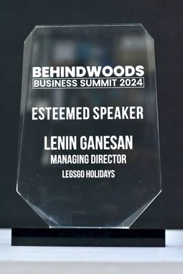 Behindwoods Crystal Award