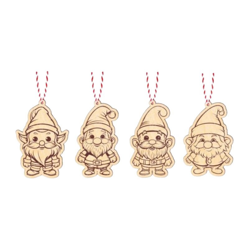 Christmas Wooden Ornaments