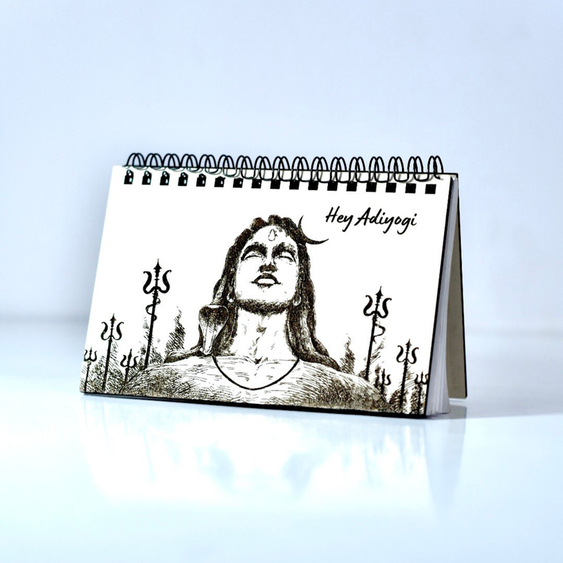 Wooden Engraving Notebook