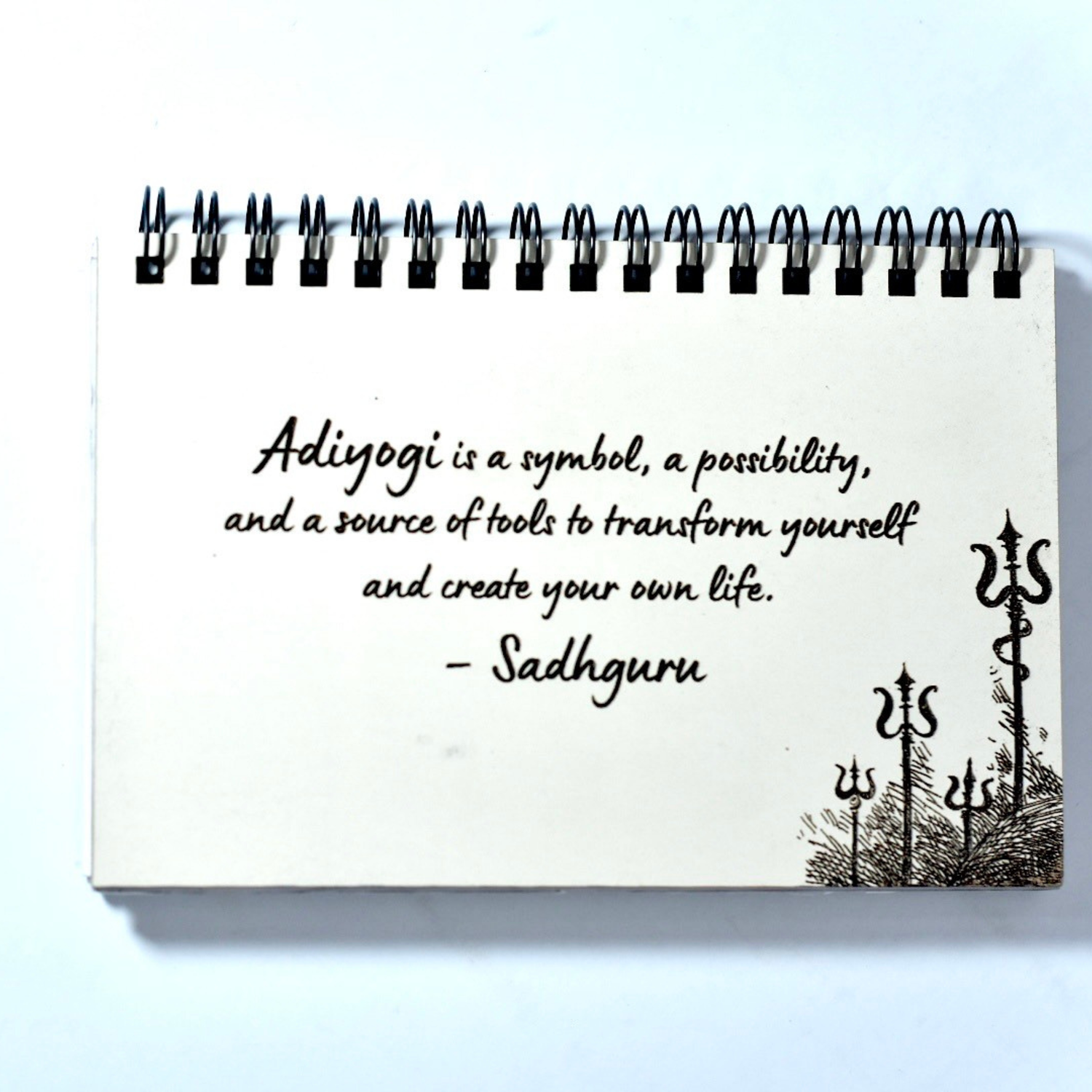 Wooden Engraving Notebook