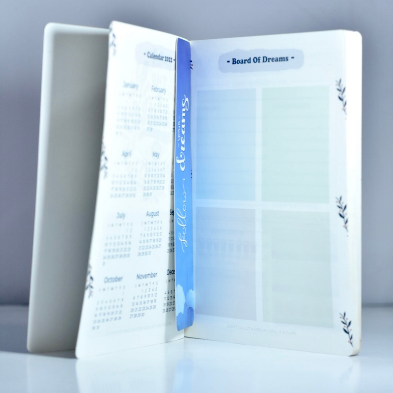 Elegant Planner with Bookmark