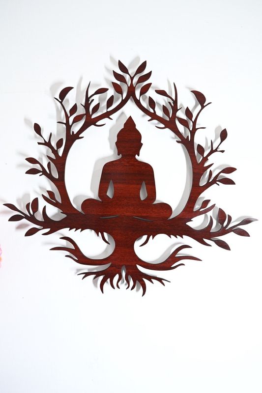 Buddha Mandala Art (MDF Wood)