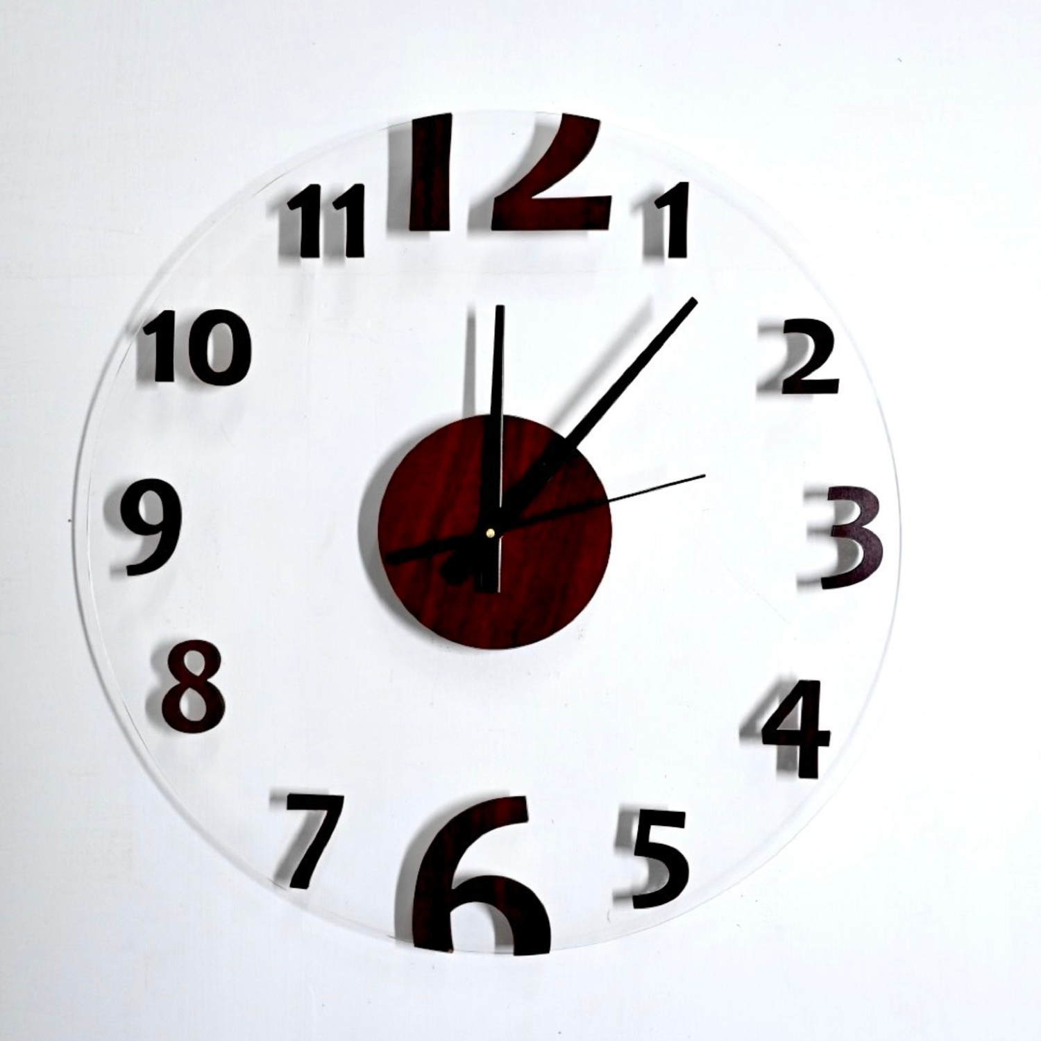Transparent Acrylic Clock