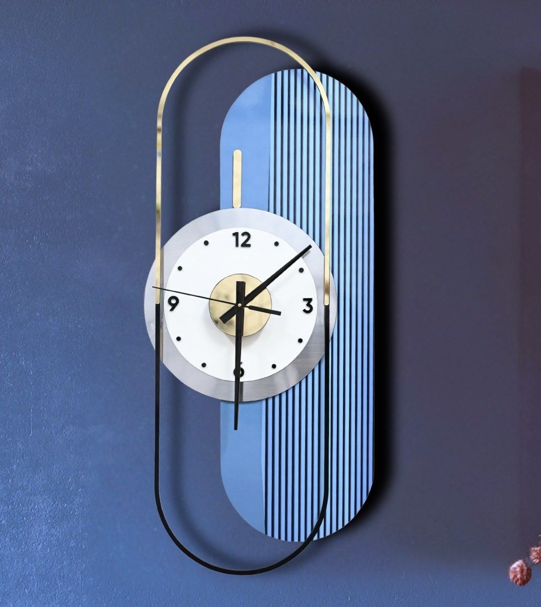 Acrylic Blue Clock