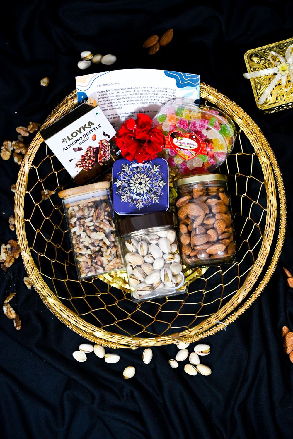 Premium Festive Dry Fruit &amp; Sweet Basket