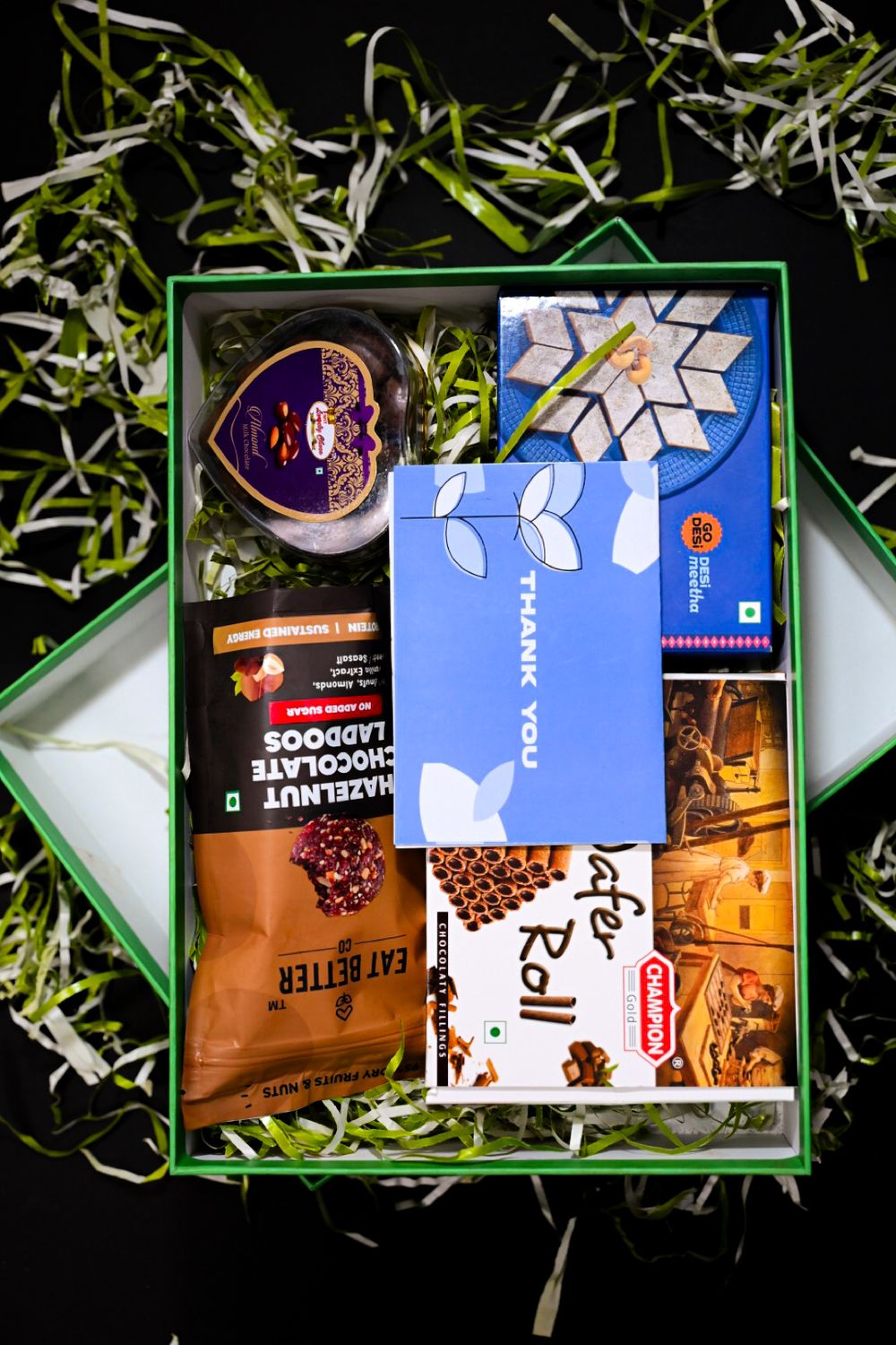 Starter Diwali Sweet Box with Chocolates &amp; Kaju Katli