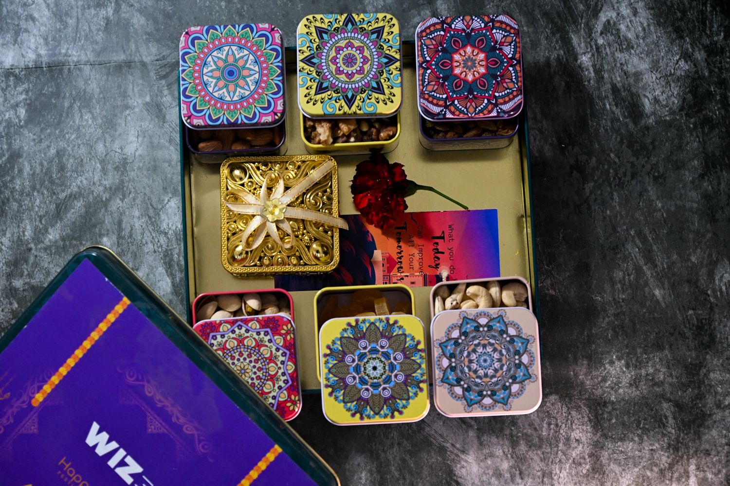 Starter Diwali Gift Box with Dry Fruits &amp; Chocolates