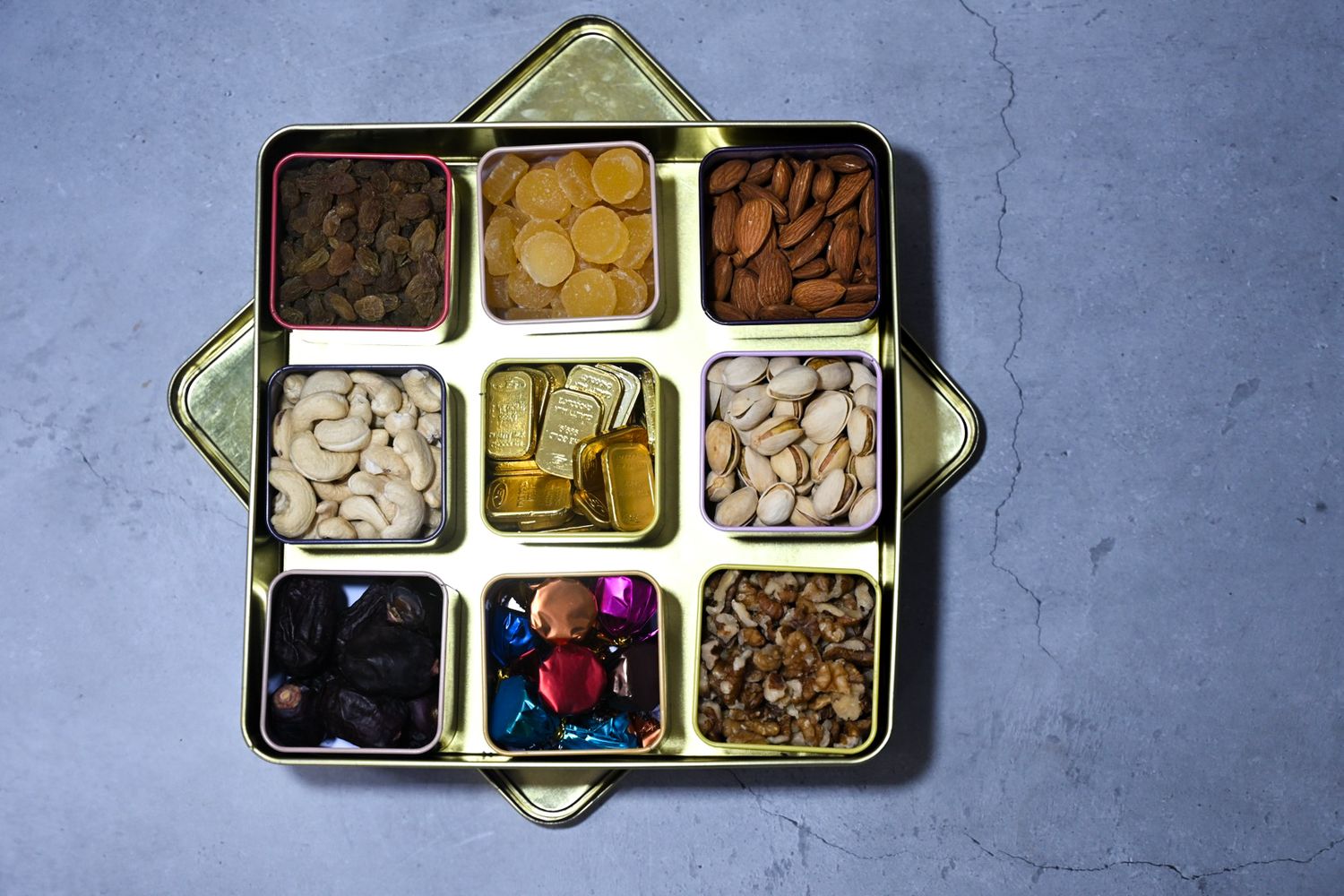 Elite Diwali Dry Fruit &amp; Chocolate Gift Box – Luxury 10-in-1 Hamper