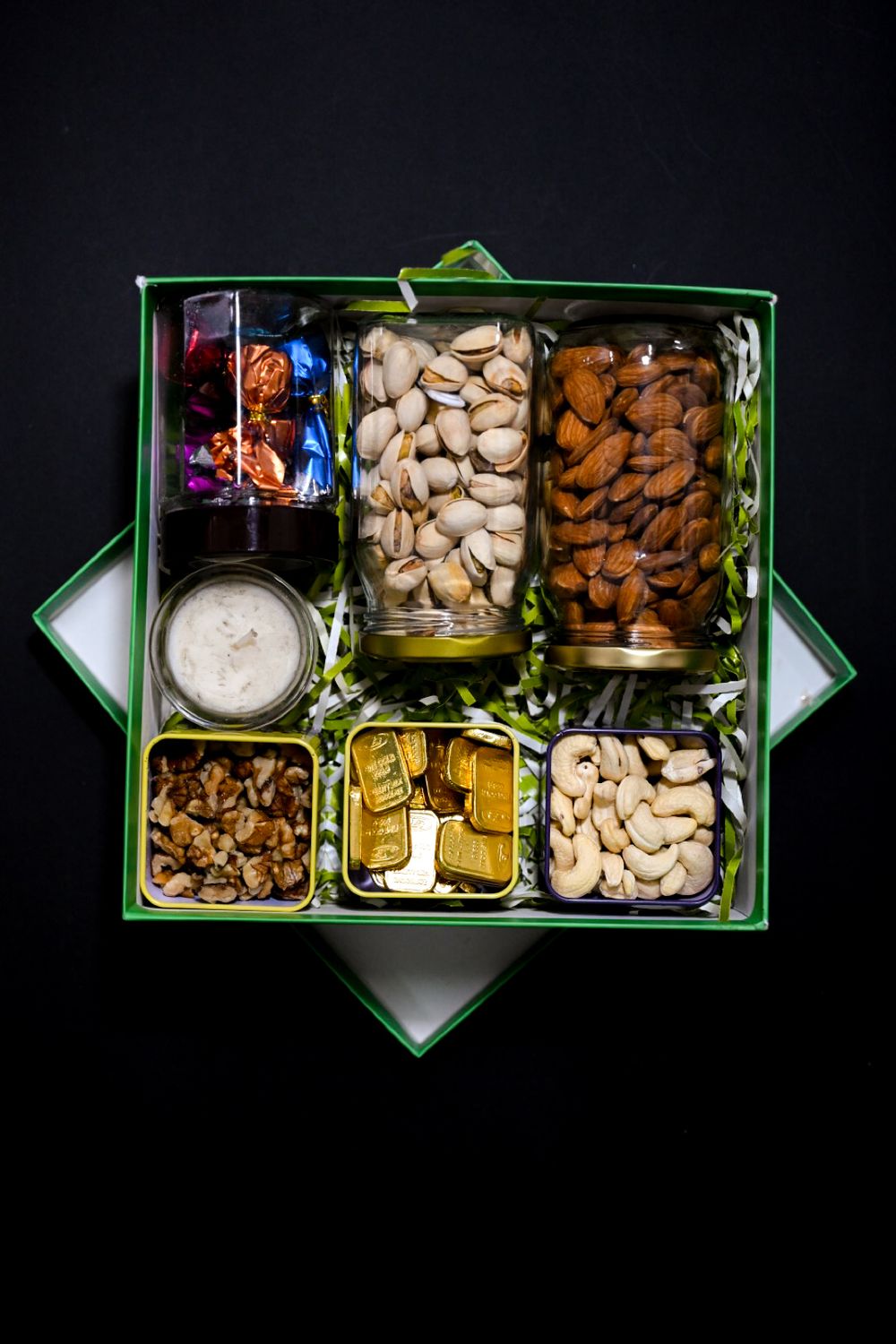 Premium Diwali Gift Box with Dry Fruits, Chocolates &amp; Candle
