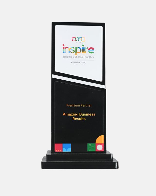 Customized Zoho Awards