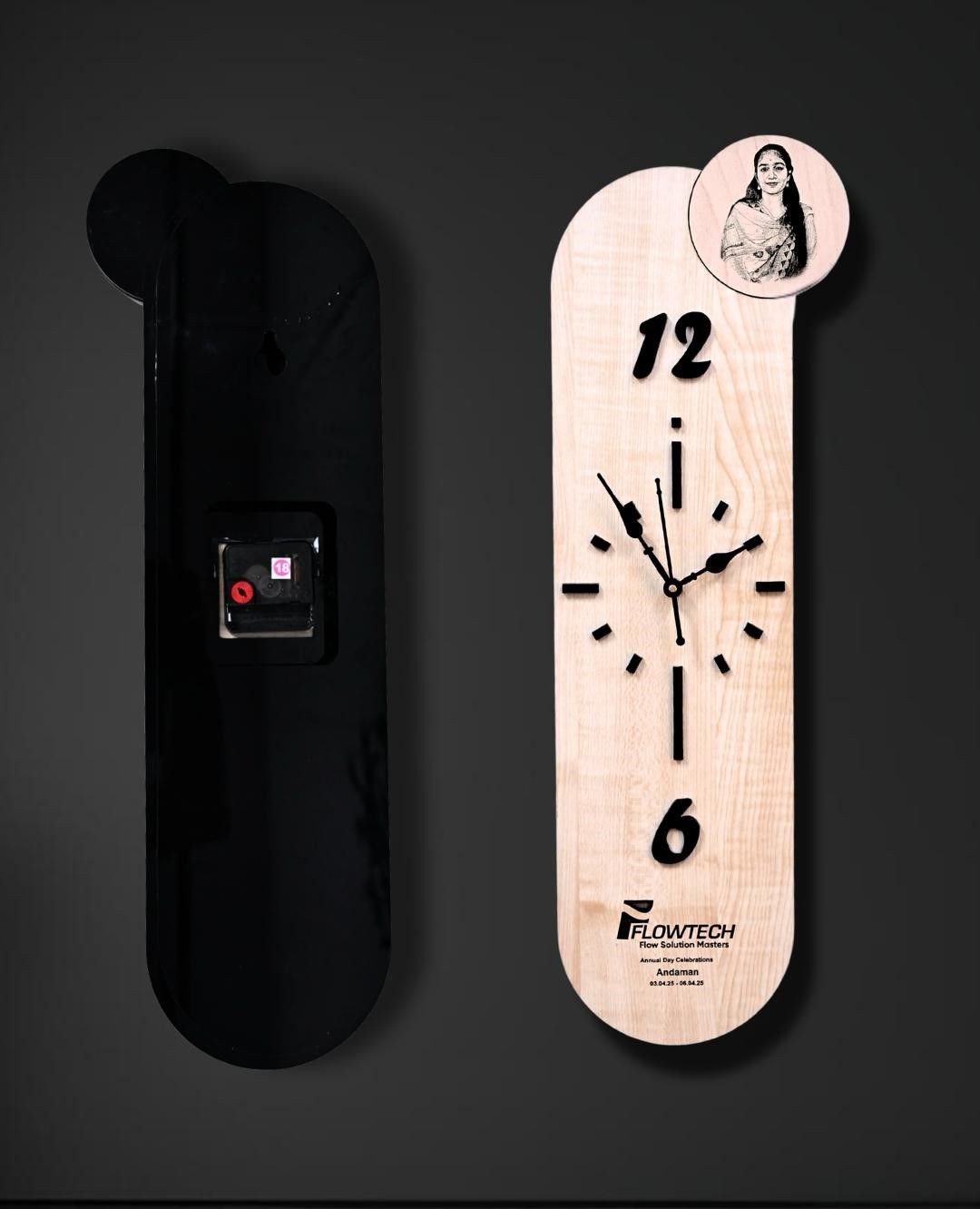 Customized Wooden Clock