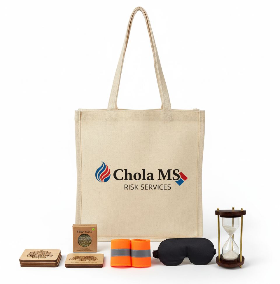 Chola Premium Welcome Kit – Eco-Friendly Corporate Onboarding Set with Jute Bag