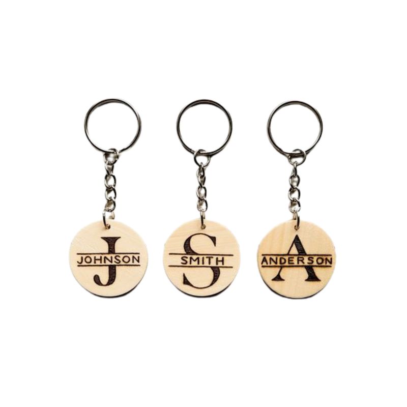 Engraved Wooden Keychains