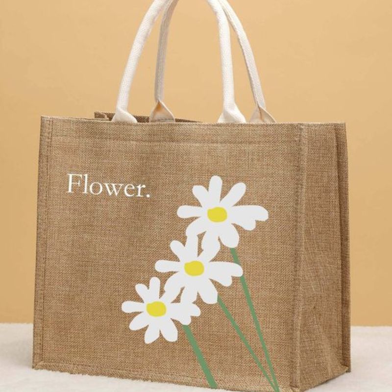 Multi-Color Printed Jute Bags
