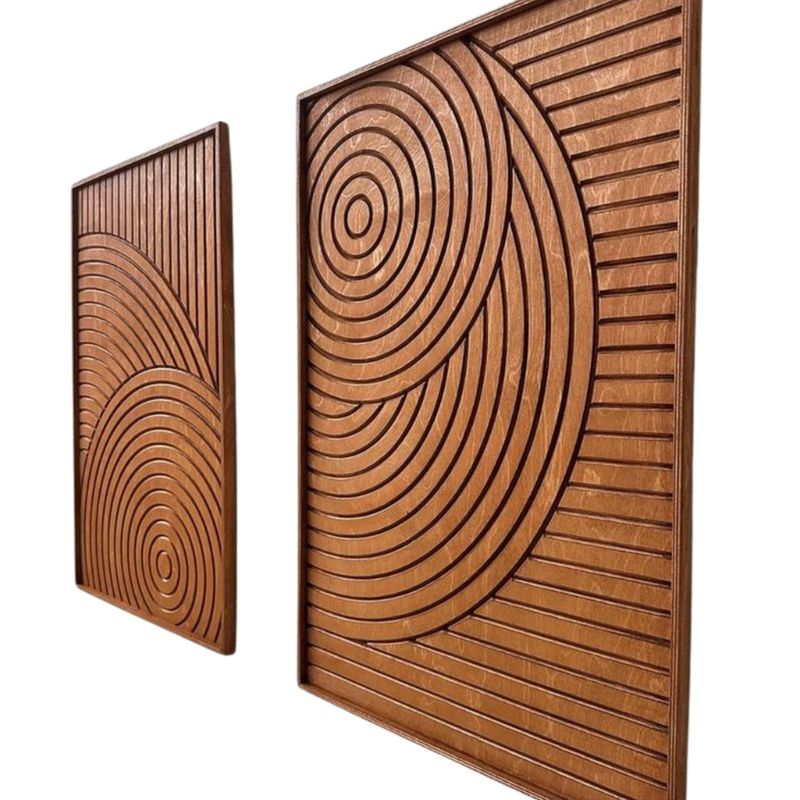 Laser-Cut Wooden Art