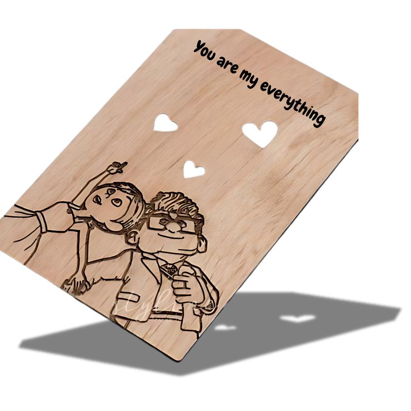 Wooden Message Card